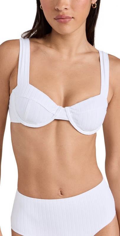 Solid & Striped The Lilo Bikini Top Marshmallow