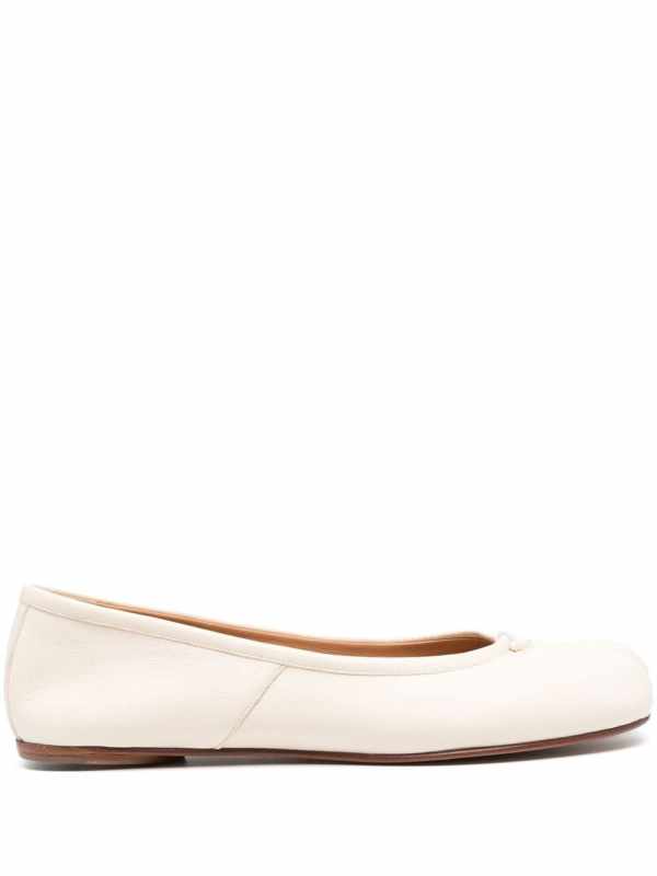 Tabi leather ballerina shoes