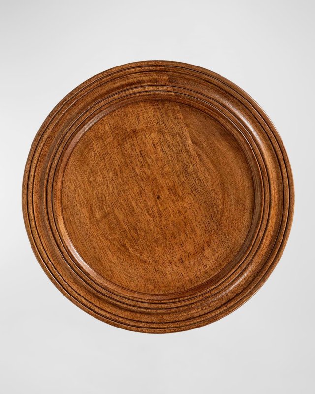 Bilbao Wood Charger, 14"