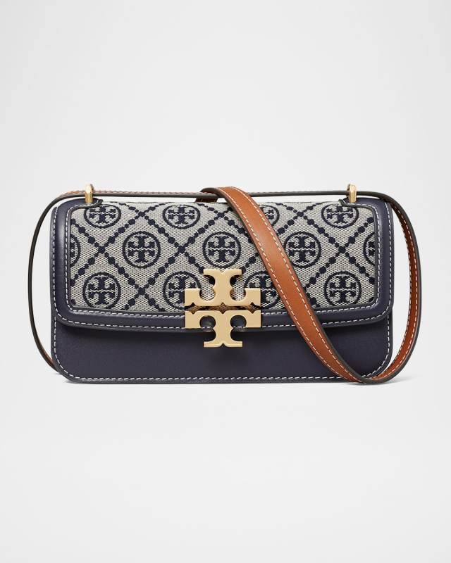 Eleanor Small T Monogram Converible Shoulder Bag