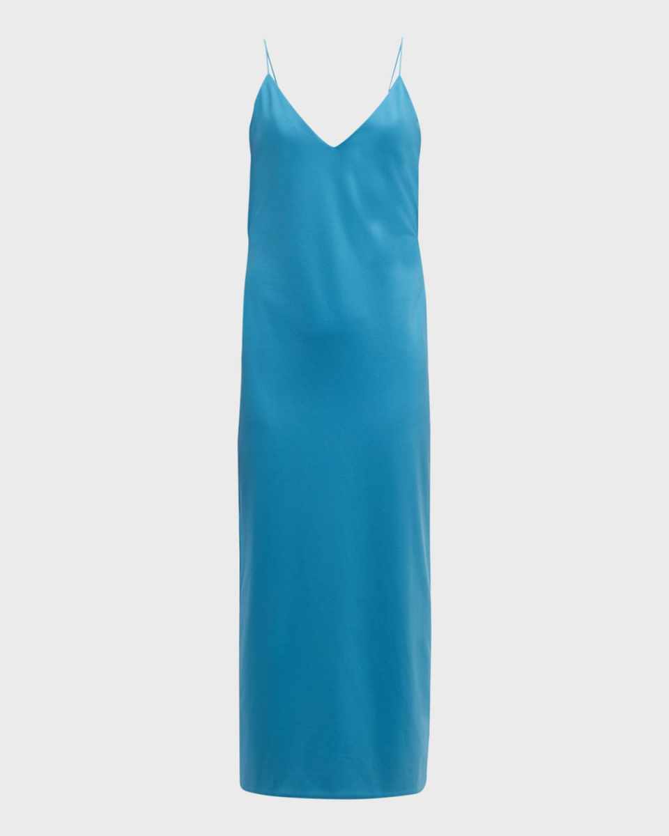 Jersey Midi Dress w/ Strappy Back