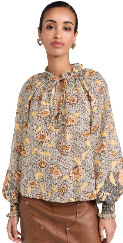 Ulla Johnson Kaitlyn Blouse Chrysanthemum
