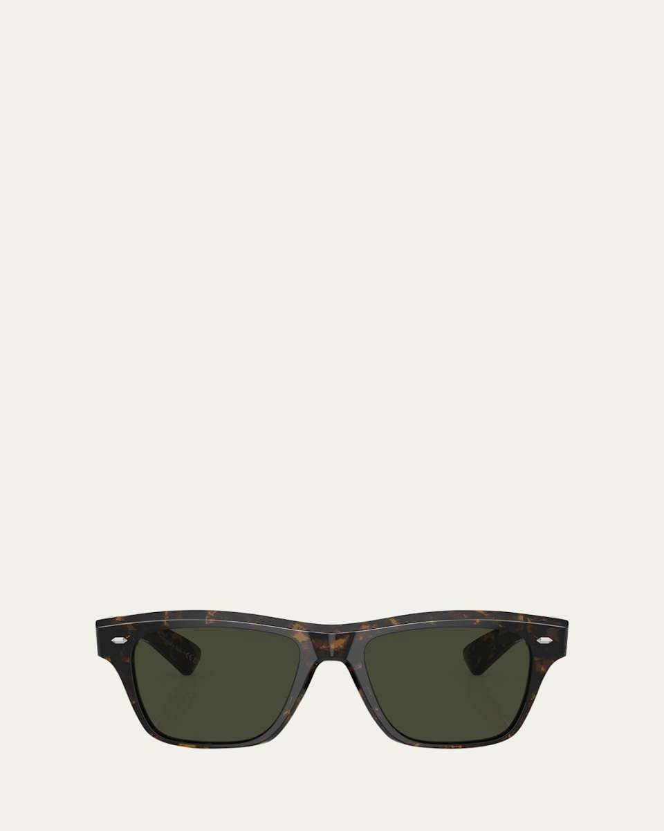 Polarized Acetate Square Sunglasses
