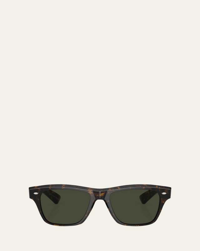 Polarized Acetate Square Sunglasses
