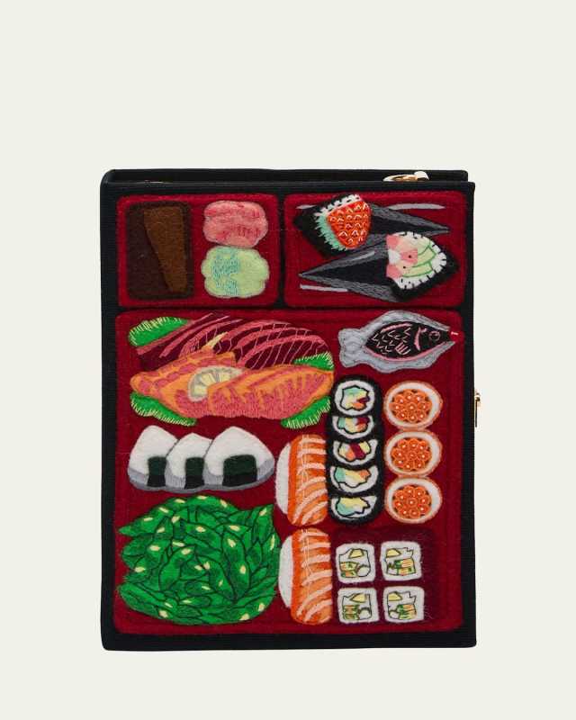Bento Box Book Clutch Bag