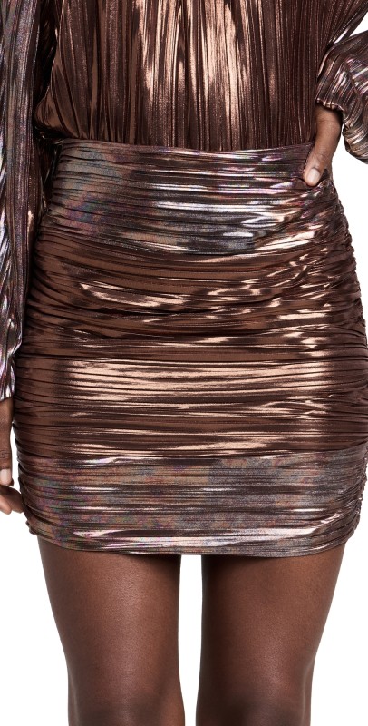 Sabina Musayev Debra Skirt Bronze