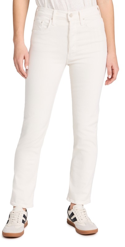 MOTHER The Tomcat Ankle Jeans Cream Puffs