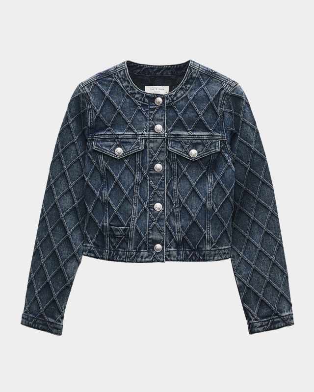 Cora Quilted Denim Jacket