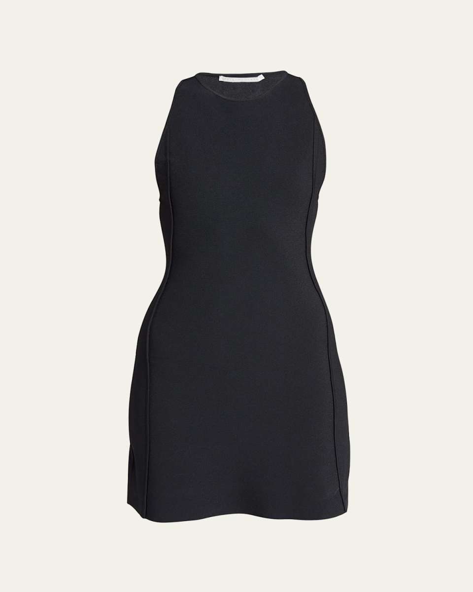 Sleeveless Knit Racerback Mini Dress