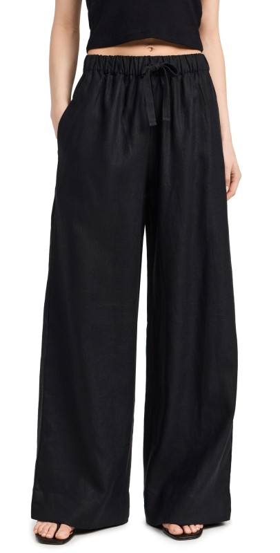 FAITHFULL THE BRAND Conigli Pants Black