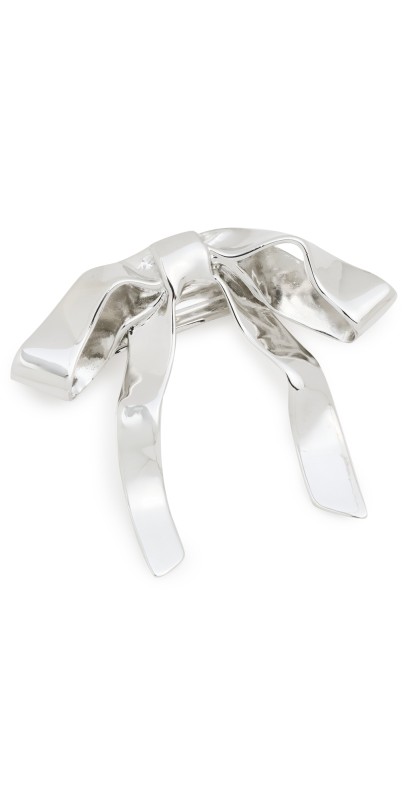 LELET NY Mary Jane French Barrette Rhodium