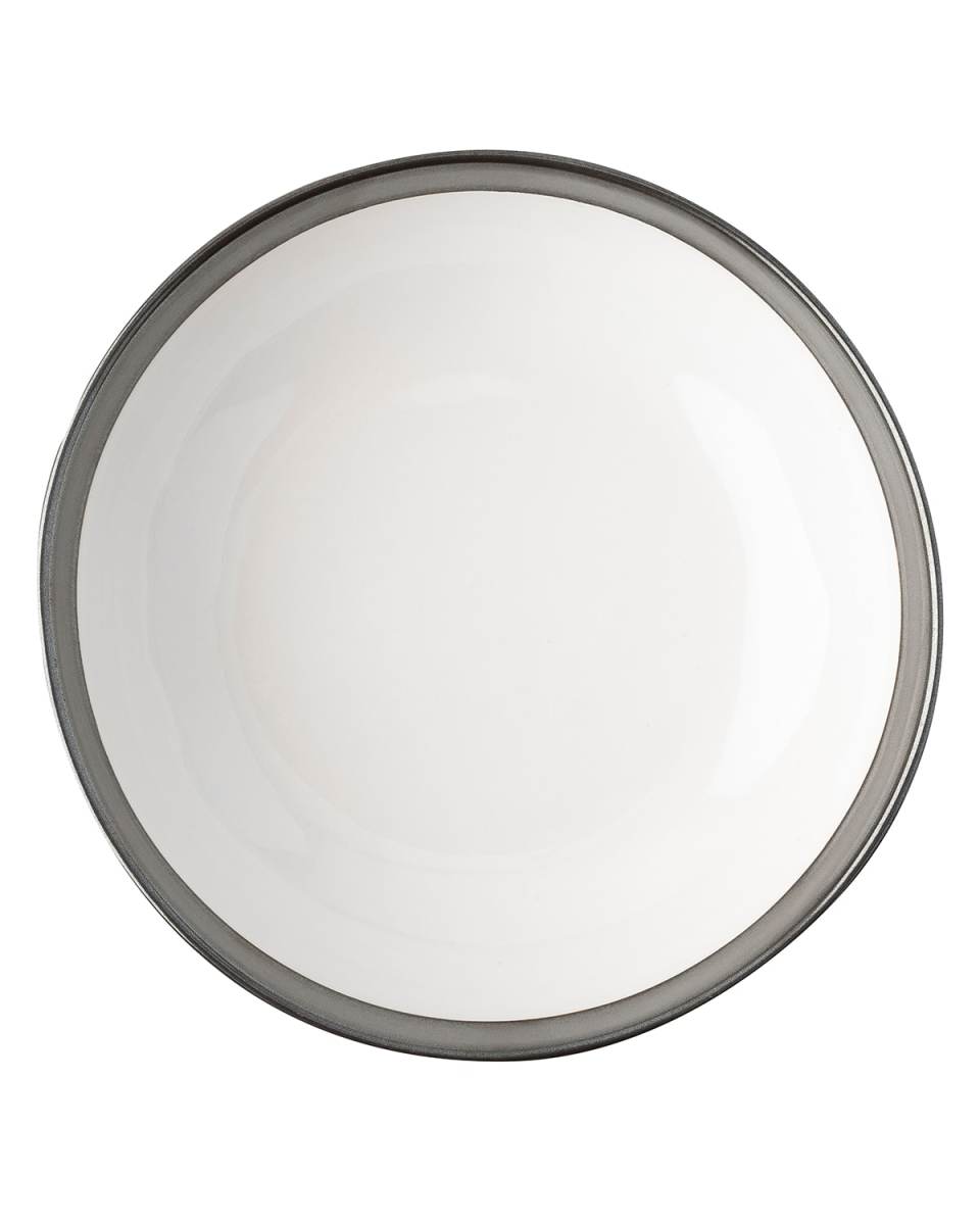 Emerson Coupe Bowl - White/Pewter