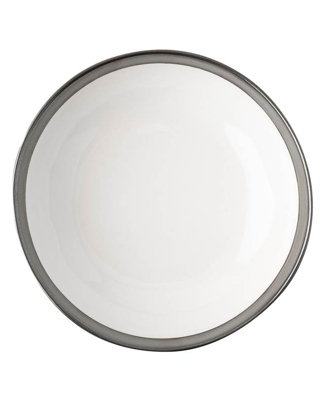 Emerson Coupe Bowl - White/Pewter