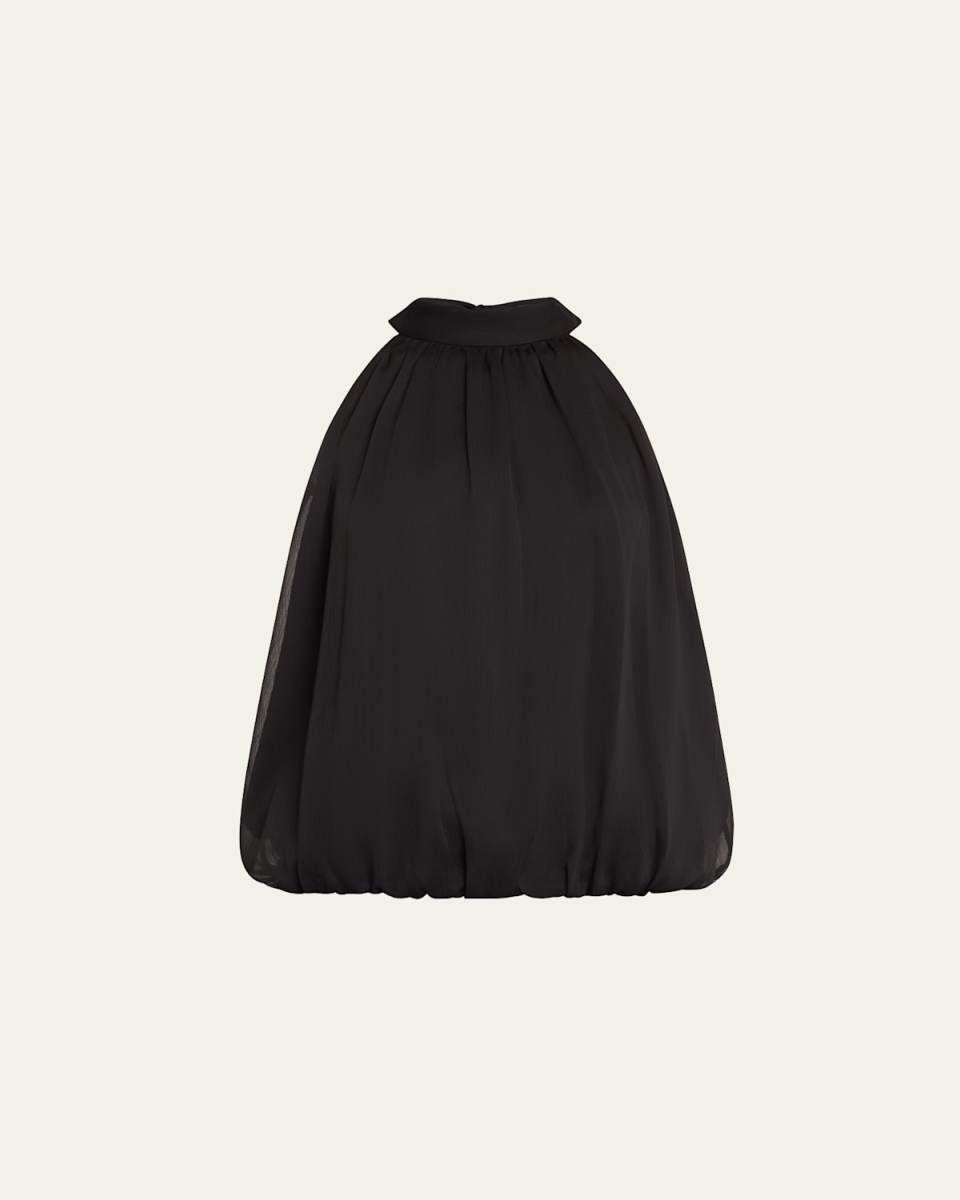 Maris Halter-Neck Gathered Top