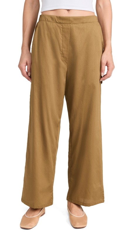 Leset Yoko Crop Painter Pants Olive