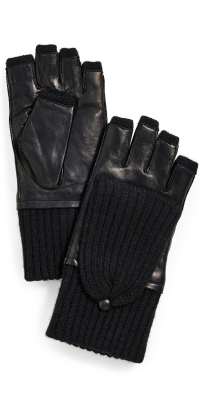 Carolina Amato L749 Gloves Black/Black
