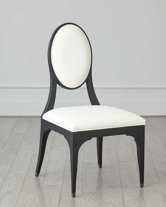 Harlow Leather Dining Side Chair