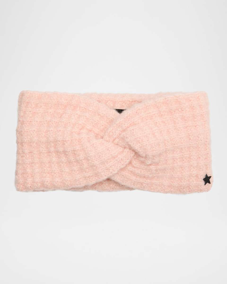 Waffle Knit Wool-Blend Headband