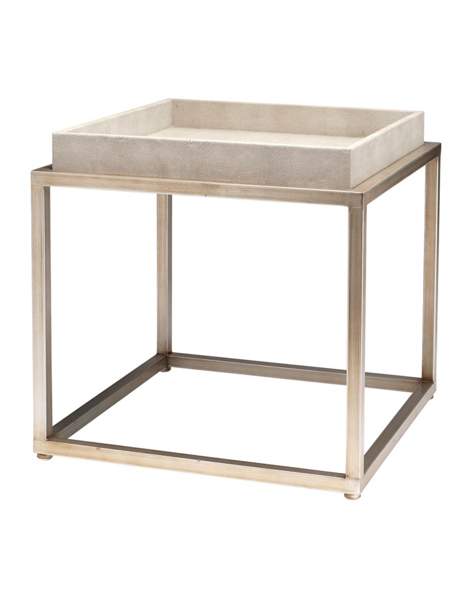 Jax Faux Shagreen Side Tab