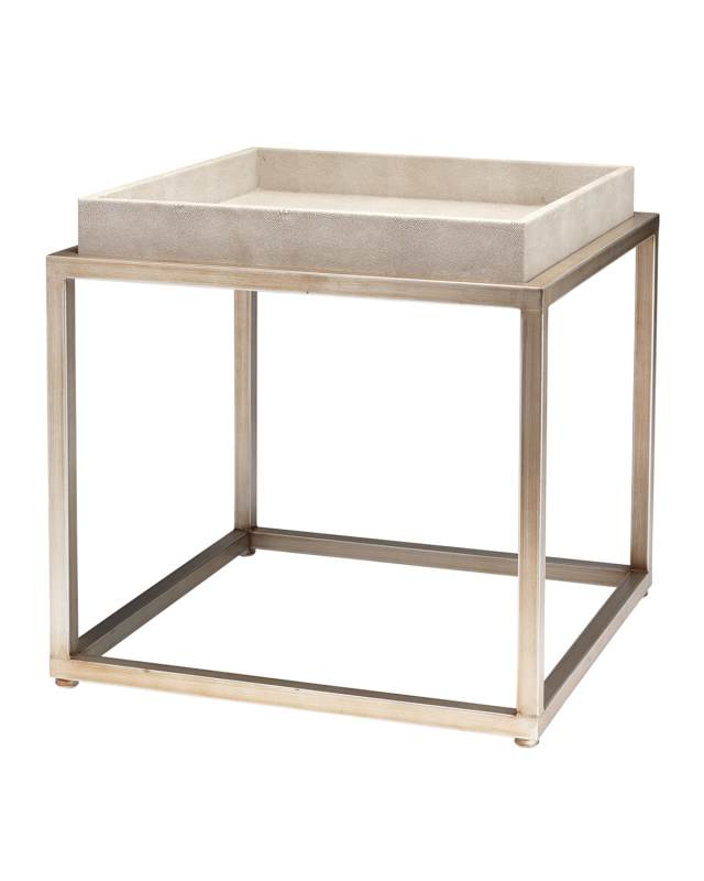 Jax Faux Shagreen Side Tab