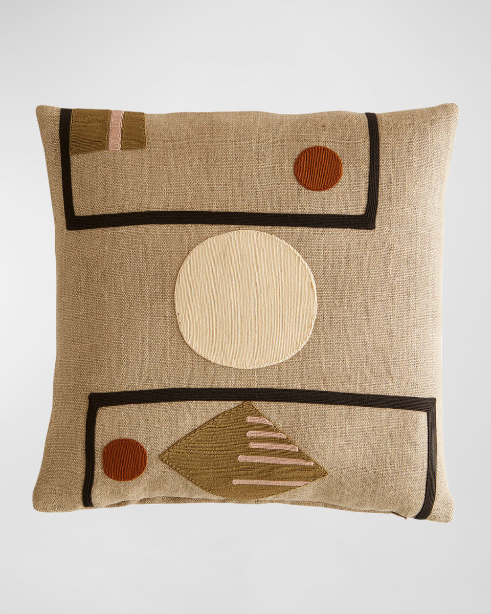 Monterey Shapes Pillow, 18" Square