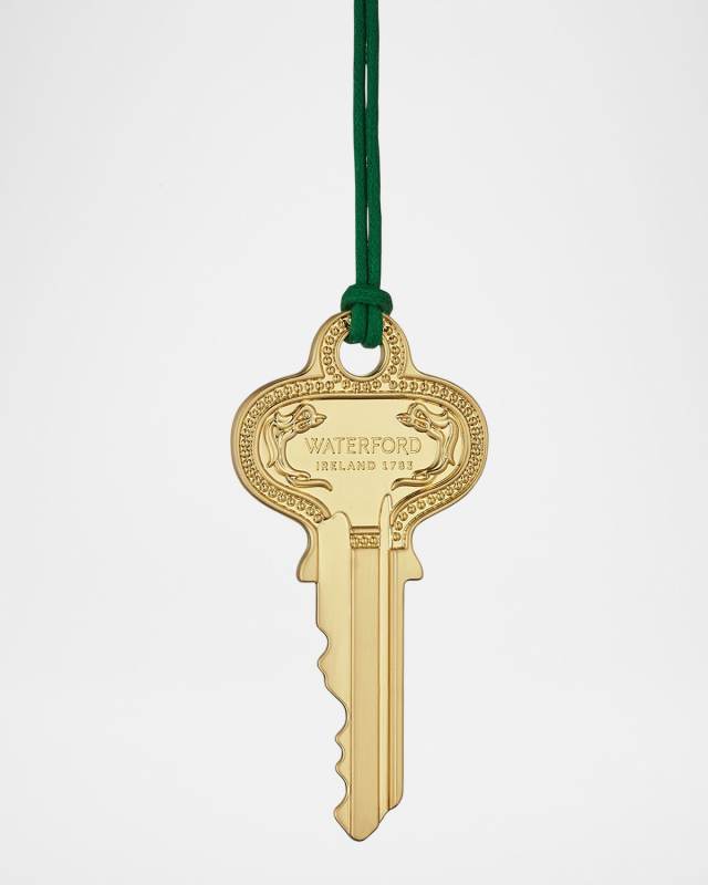 Golden Key Christmas Ornament