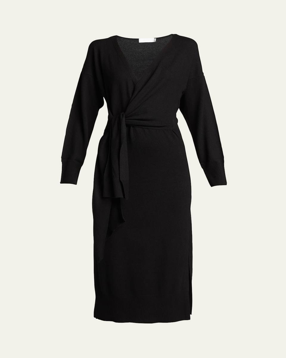 Skyla Loungewear Knit Wrap Dress