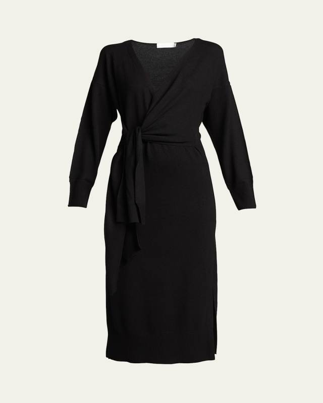 Skyla Loungewear Knit Wrap Dress