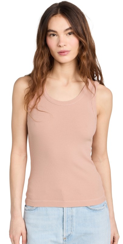 AGOLDE Poppy Tank Pink Salt