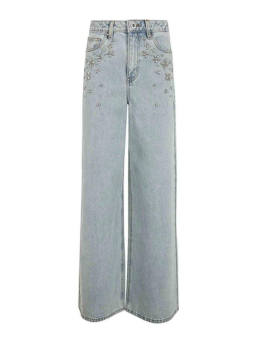 Self Portrait Jean Bootcut - Bleu