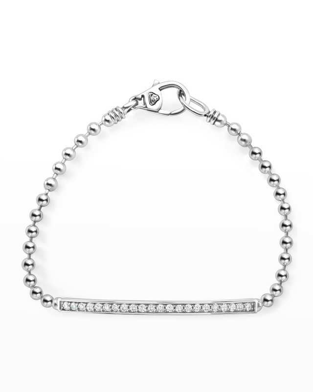 Caviar Spark Diamond Ball-Chain Bracelet