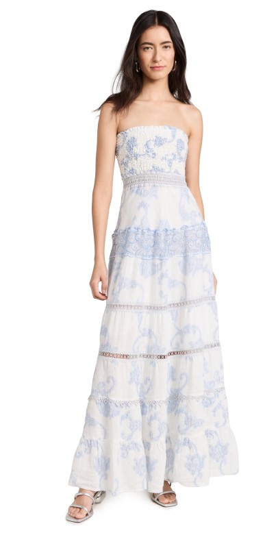 Temptation Positano Rodin Dress Silver Blue