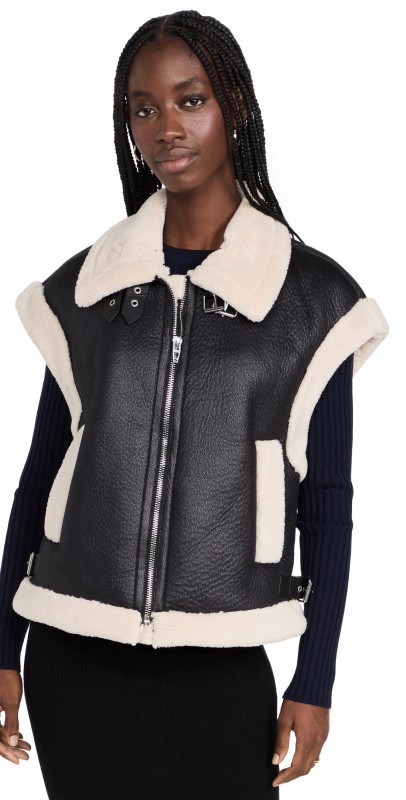 BLANKNYC Work It Faux Sherpa Vest Work It