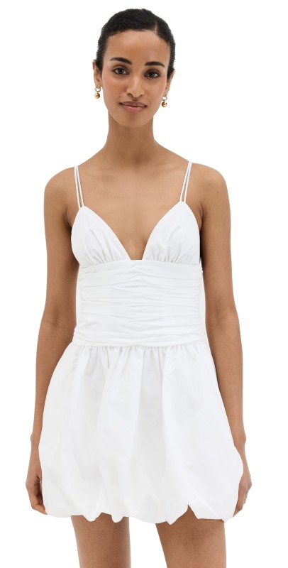 STAUD Loren Dress White