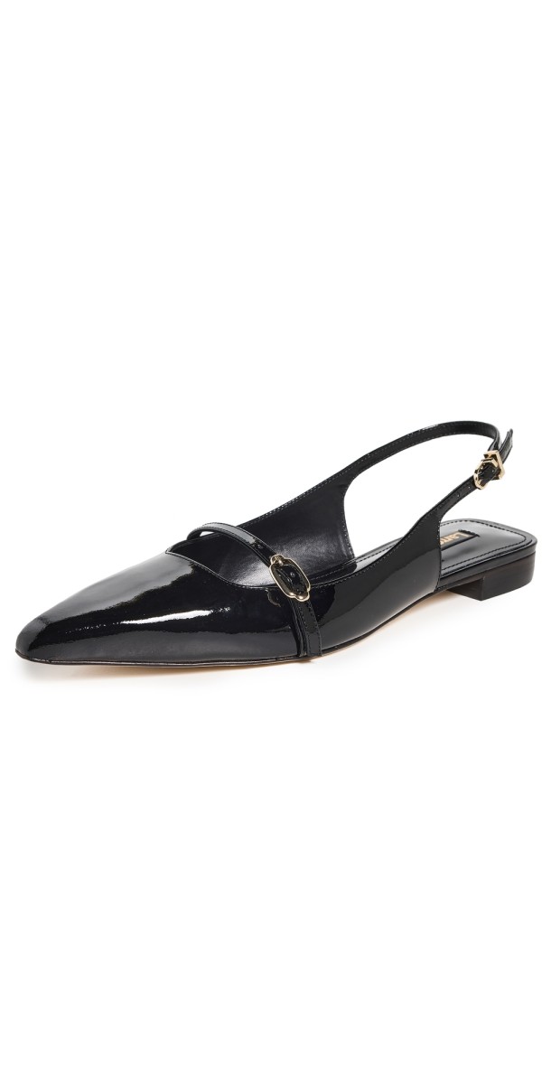 Larroudé Ines Flats Black
