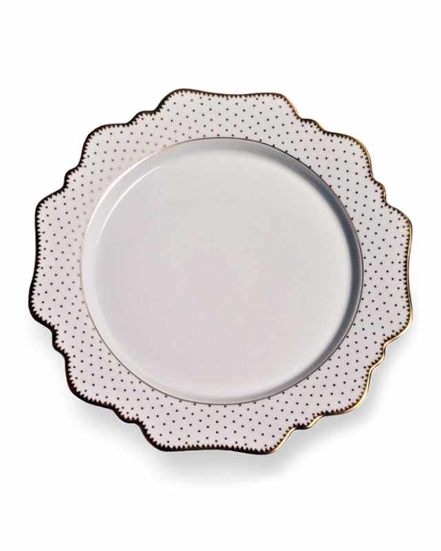 Simply Anna Antique Polka Salad Plate