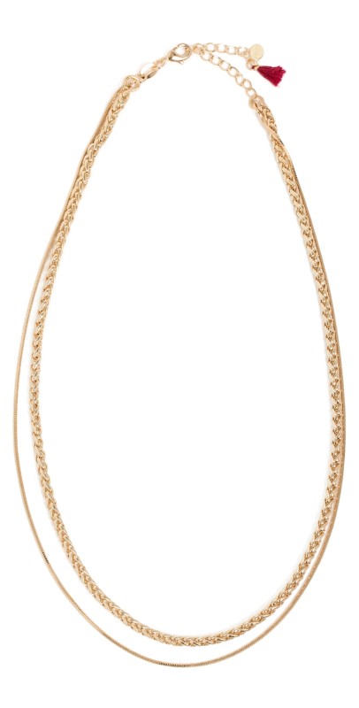 SHASHI Olympia Set Necklace Gold