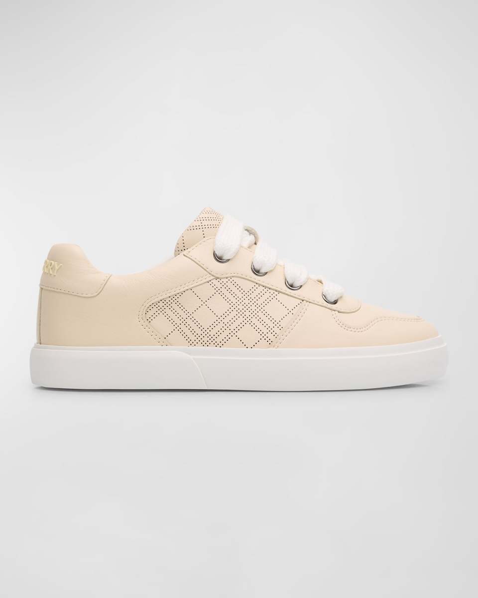 K1- NOAH SOLID SNEAKER W PERFED CHECK