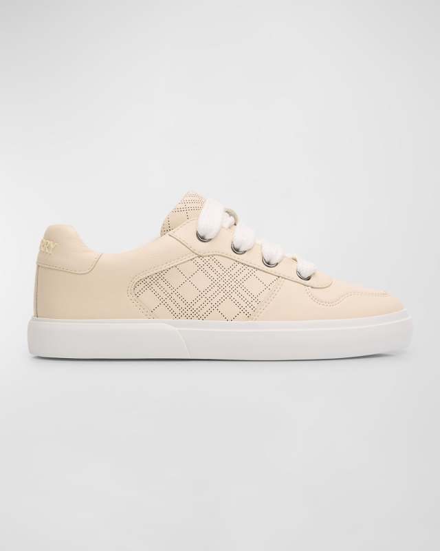 K1- NOAH SOLID SNEAKER W PERFED CHEC