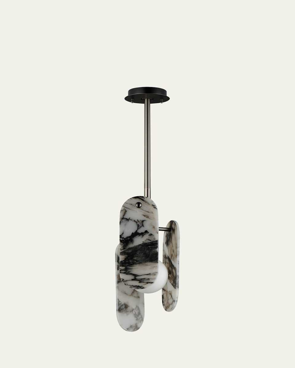 Nina Magon Design from Studio M Megalith Stem Hung Pendant Striae Arya