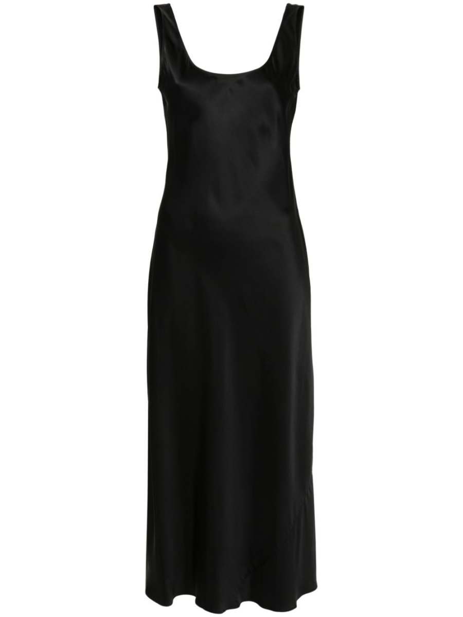 satin slip dress