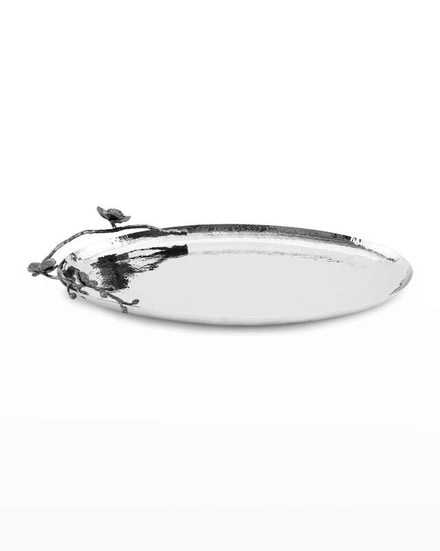Black Orchid Large Oval Platter
