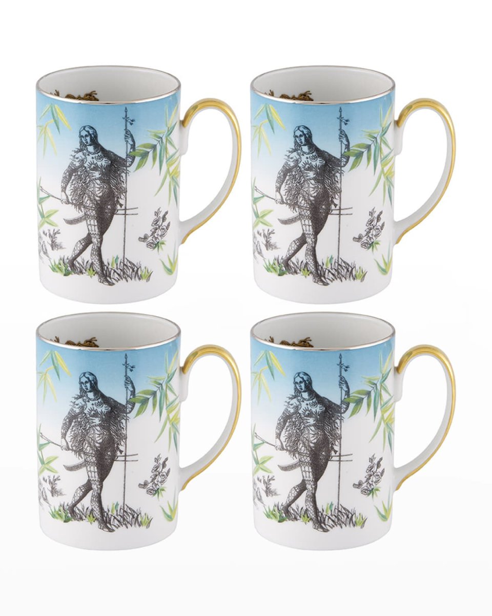 Reveries Mugs, Set of 4
