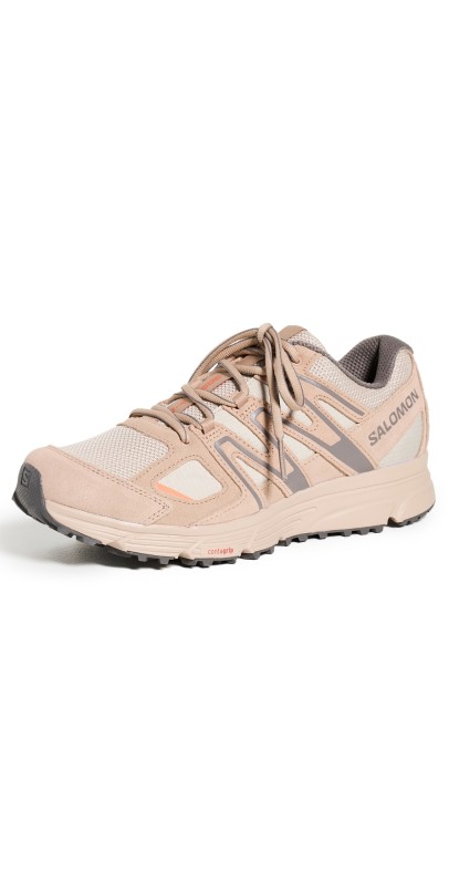 Salomon XMN-4 Suede Sneakers Cement/Natural/Plum Kitten