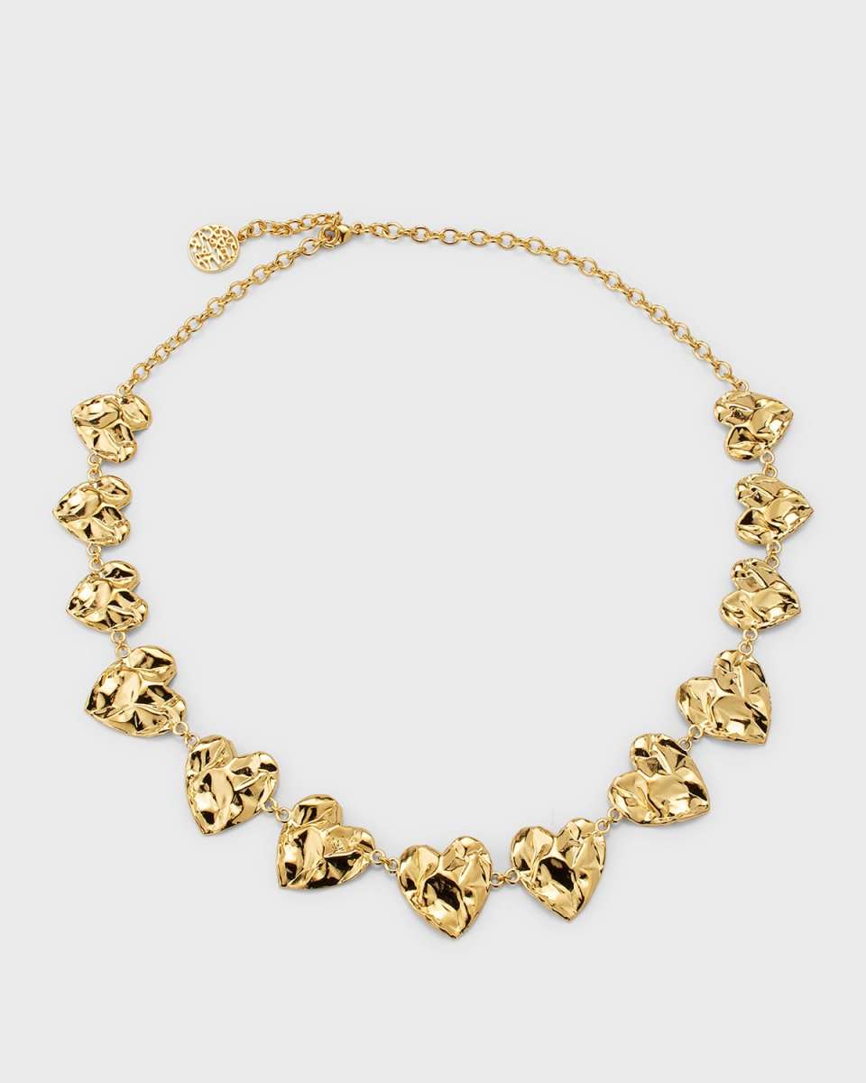 Crushed Heart Necklace
