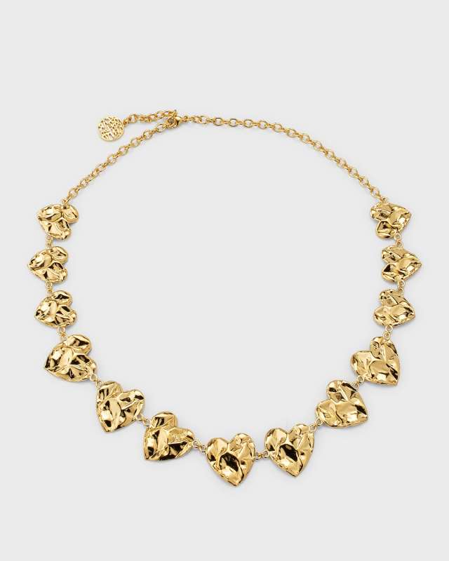 Crushed Heart Necklace