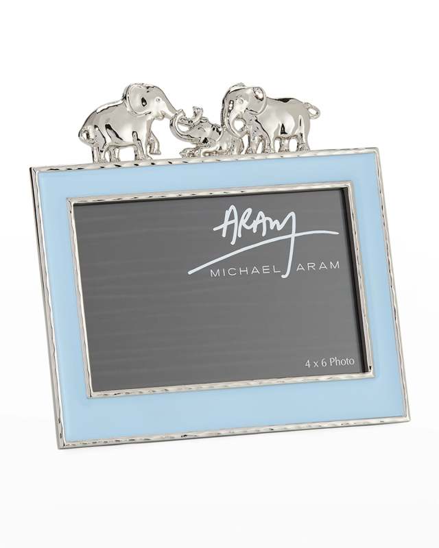 Boys' Elephant 4" x 6" Picture Frame, Blue