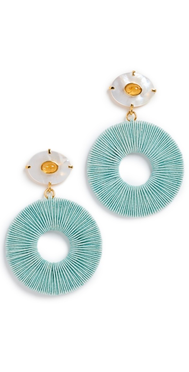 Lizzie Fortunato Domingo Earrings Teal