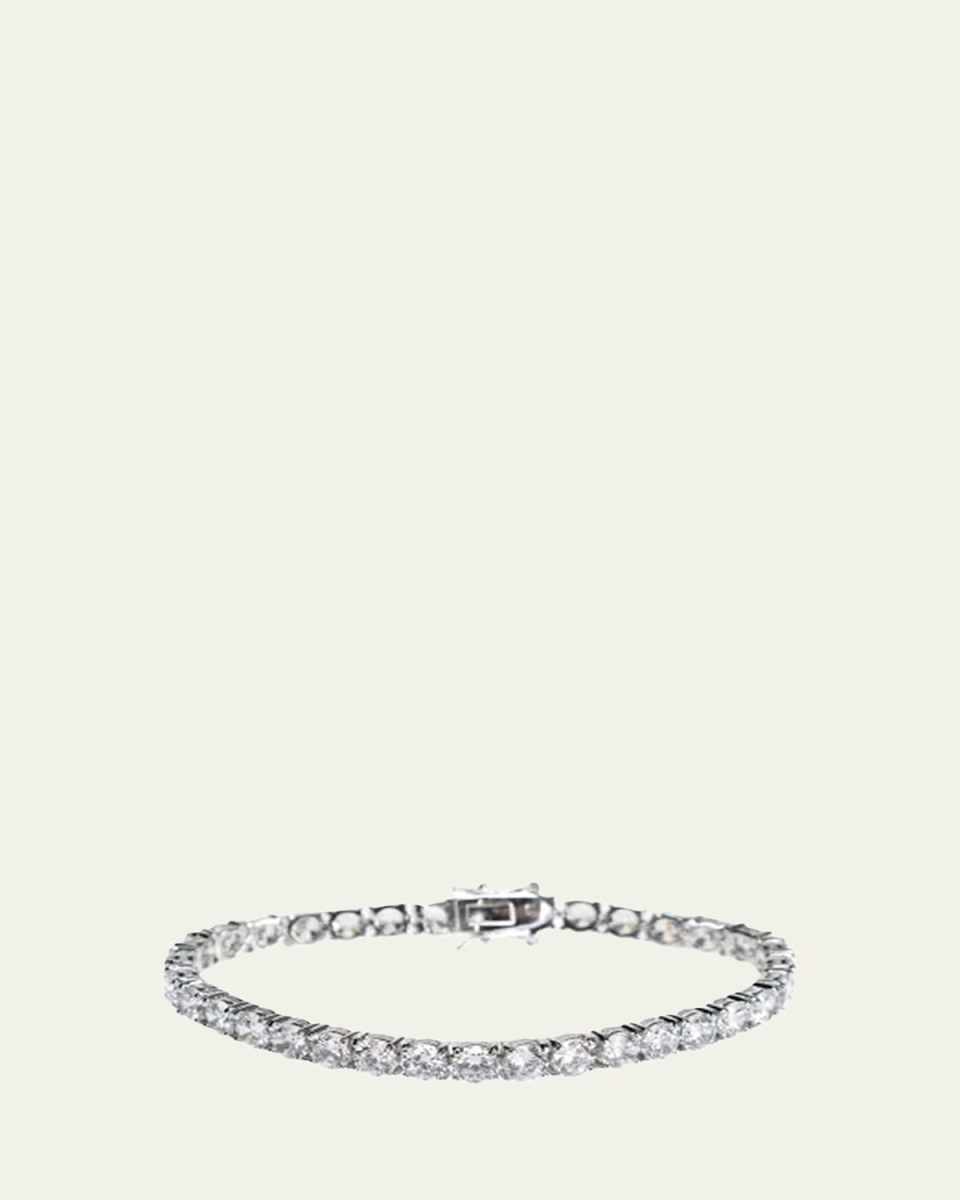 Round Cubic Zirconia Tennis Bracelet
