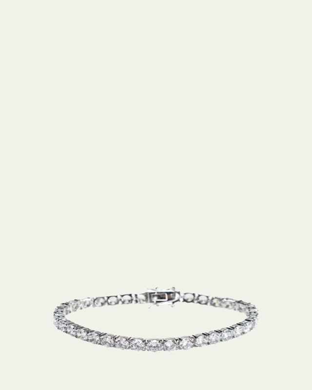 Round Cubic Zirconia Tennis Bracelet